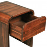Stolik nocny z drewna akacjowego, 41,5 x 42 x 52 cm
