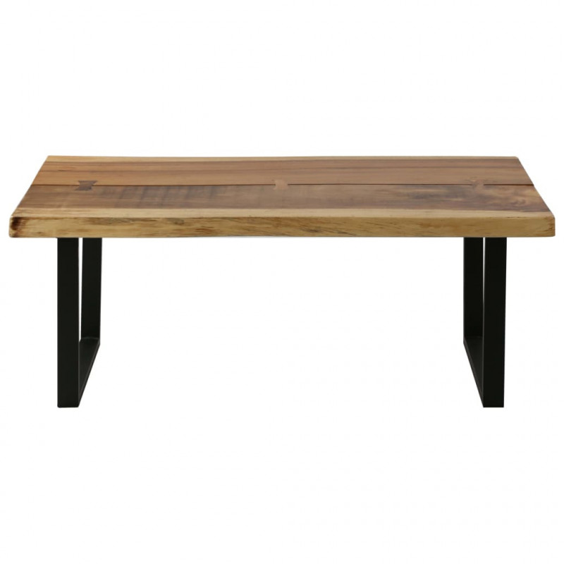 Stolik kawowy z litego drewna suar, 102 x 56 x 41 cm