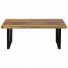 Stolik kawowy z litego drewna suar, 102 x 56 x 41 cm