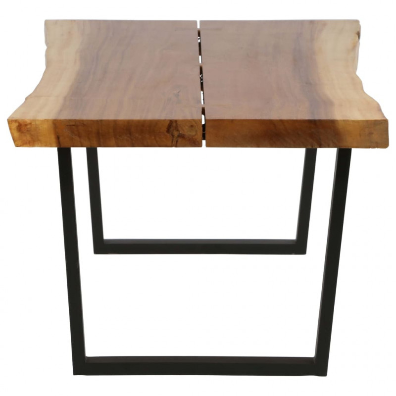 Stolik kawowy z litego drewna suar, 102 x 56 x 41 cm