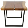 Stolik kawowy z litego drewna suar, 102 x 56 x 41 cm