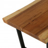 Stolik kawowy z litego drewna suar, 102 x 56 x 41 cm
