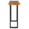 Stolik konsola z litego drewna suar, 110 x 35 x 75 cm