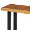 Stolik konsola z litego drewna suar, 110 x 35 x 75 cm