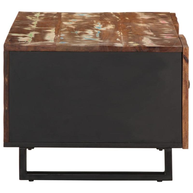 Stolik 100x54x40 cm, drewno z odzysku i materiał drewnopochodny