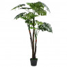 Sztuczna monstera z doniczką, 130 cm, zielona