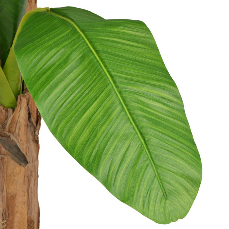 Sztuczne drzewko bananowe z doniczką, 250 cm, zielone