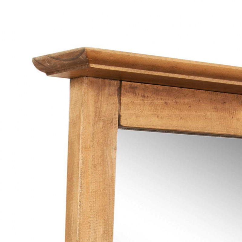 Lustro łazienkowe, lite drewno sosnowe, 70x12x79 cm