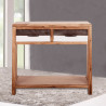 Stolik typu konsola z litego drewna akacjowego, 86x30x75 cm