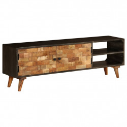 Szafka pod telewizor, lite drewno mango, 140 x 30 x 45 cm