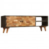 Szafka pod telewizor, lite drewno mango, 140 x 30 x 45 cm