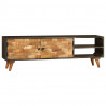 Szafka pod telewizor, lite drewno mango, 140 x 30 x 45 cm