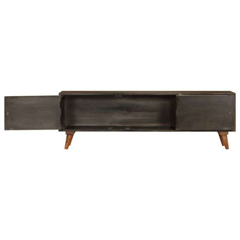 Szafka pod telewizor, lite drewno mango, 140 x 30 x 45 cm
