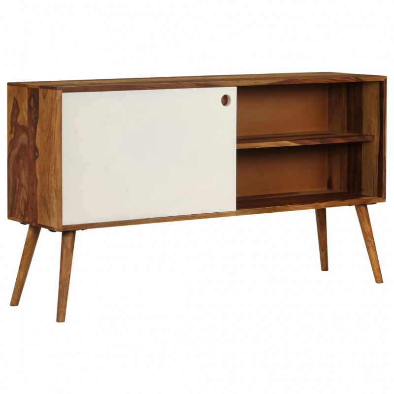 Szafka z litego drewna akacjowego, 118 x 30 x 66 cm