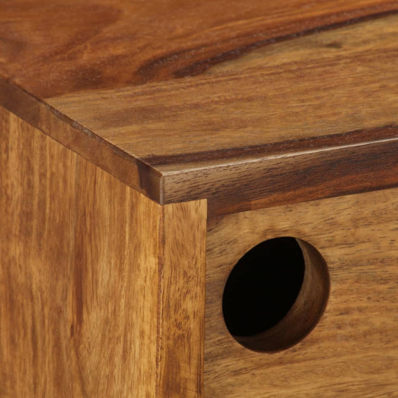 Szafka z litego drewna akacjowego, 118 x 30 x 66 cm
