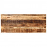 Stolik barowy traktor, drewno mango, czerwony, 60x150x107 cm