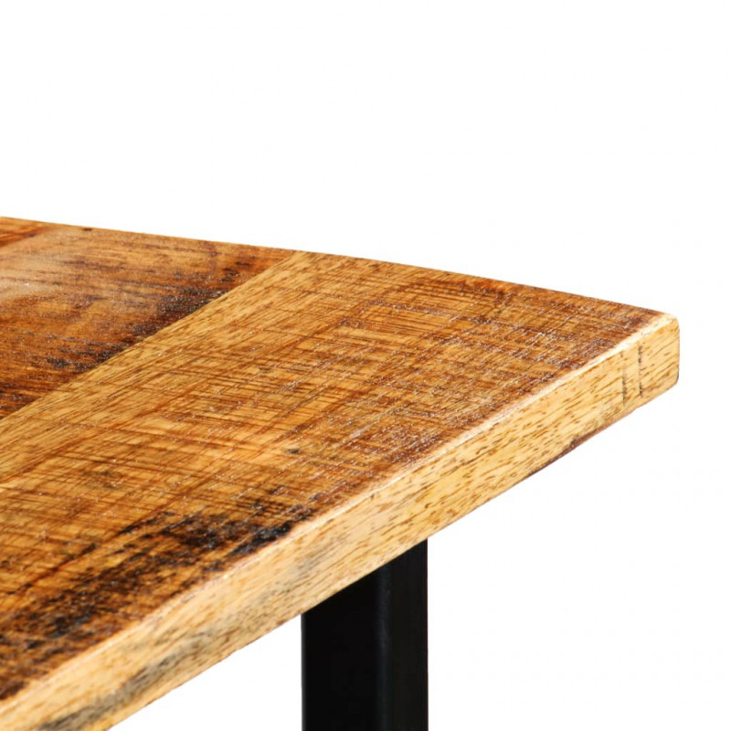 Meble barowe, 3 elementy, lite drewno mango, 60 x 60 x 107 cm
