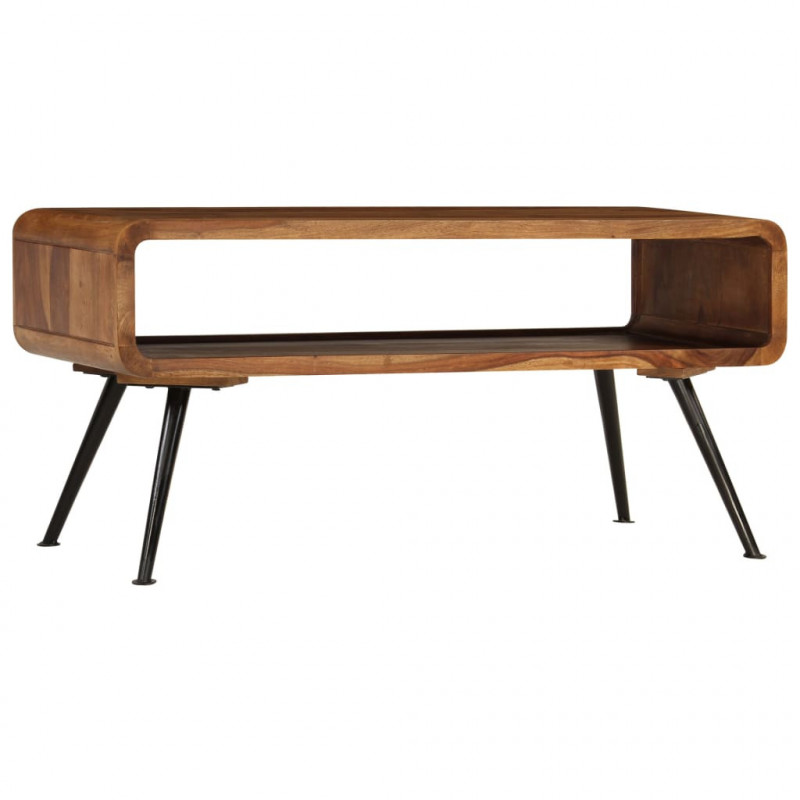 Stolik kawowy z litego drewna akacjowego, 95 x 40 x 45 cm