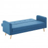 Sofa materiałowa, niebieska