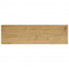 Stolik typu konsola, 120x35x76 cm, lite drewno mango i stali