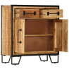 Szafka z litego drewna mango, 65x30x70 cm