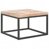 Stolik kawowy, 50 x 50 x 33,5 cm, lite drewno