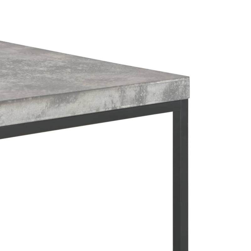 Stolik kawowy, 75 x 75 x 38 cm, stylizowany na beton