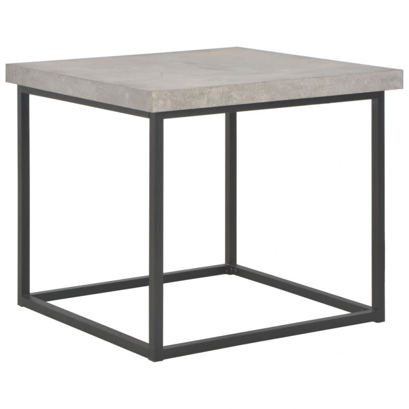 Stolik kawowy, 55 x 55 x 53 cm, stylizowany na beton