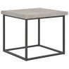 Stolik kawowy, 55 x 55 x 53 cm, stylizowany na beton