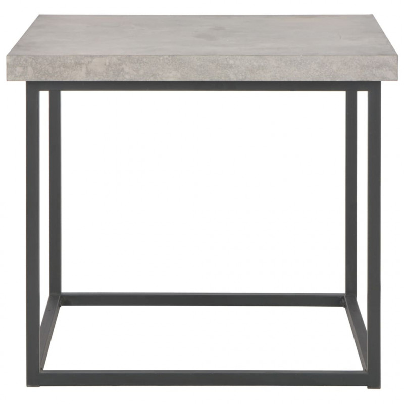 Stolik kawowy, 55 x 55 x 53 cm, stylizowany na beton