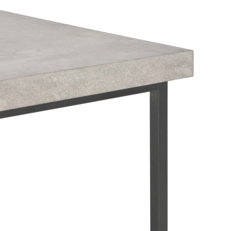 Stolik kawowy, 55 x 55 x 53 cm, stylizowany na beton