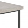 Stolik kawowy, 55 x 55 x 53 cm, stylizowany na beton