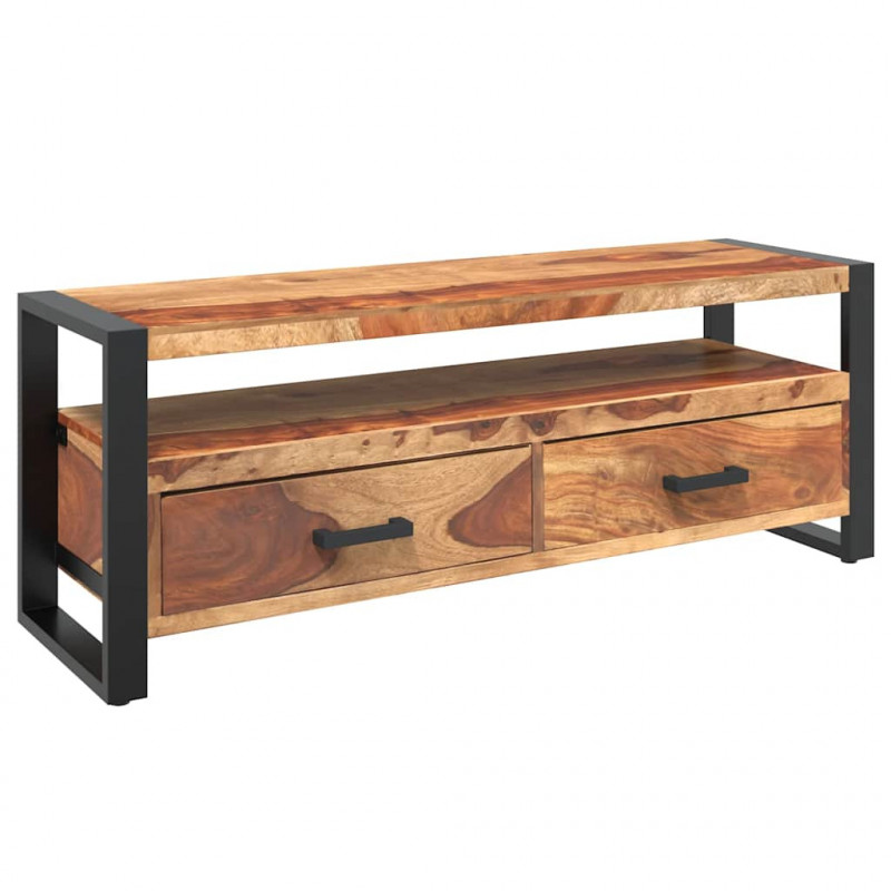 Szafka pod TV, 120x35x45 cm, lite drewno akacjowe