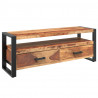 Szafka pod TV, 120x35x45 cm, lite drewno akacjowe