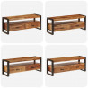 Szafka pod TV, 120x35x45 cm, lite drewno akacjowe