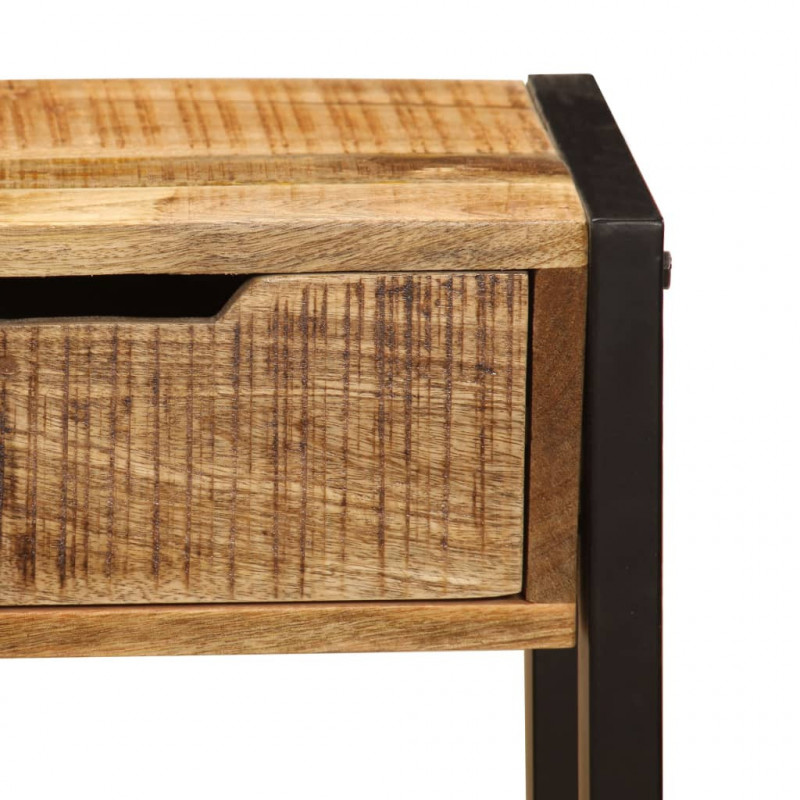 Szafka z 3 szufladami, 110x35x75 cm, lite drewno mango