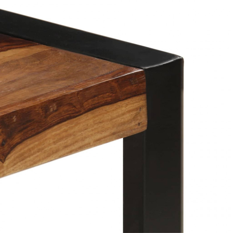 Stolik kawowy, 120 x 60 x 40 cm, lite drewno akacjowe