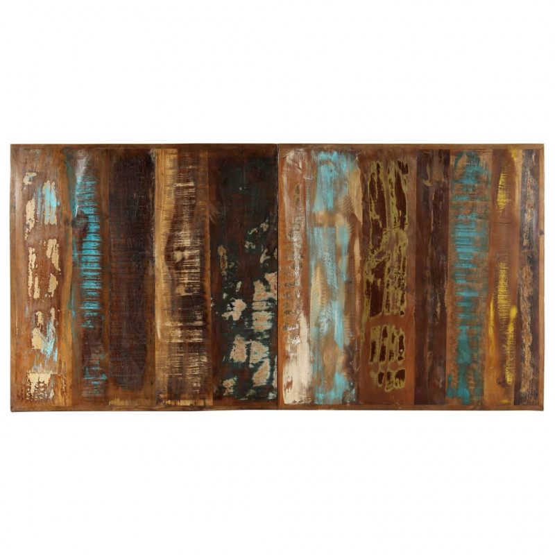 Stół jadalniany, 160 x 80 x 75 cm, lite drewno z odzysku