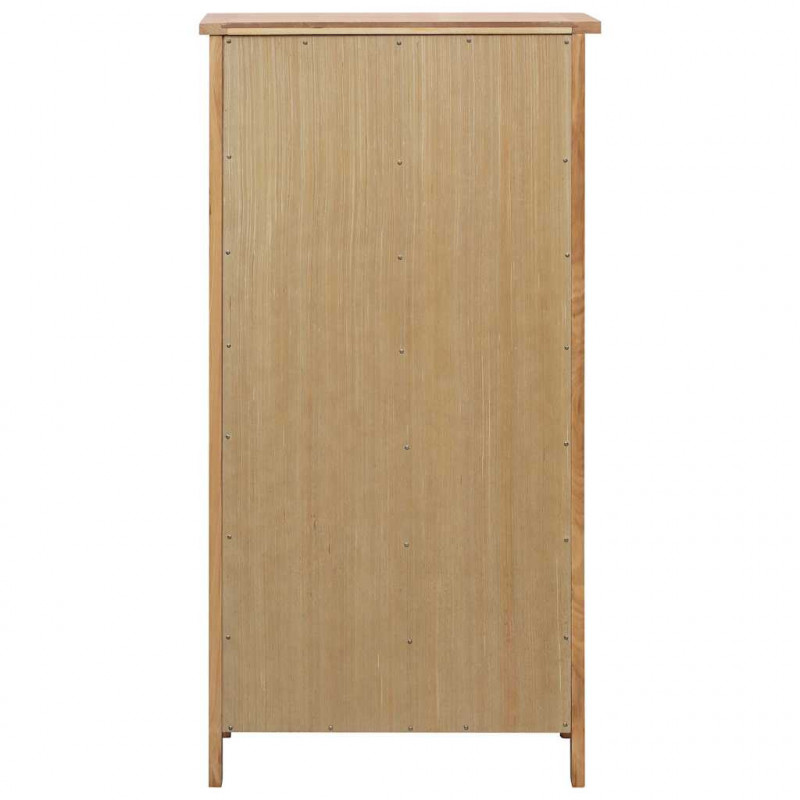 Szafka na buty, 76 x 37 x 105 cm, lite drewno dębowe