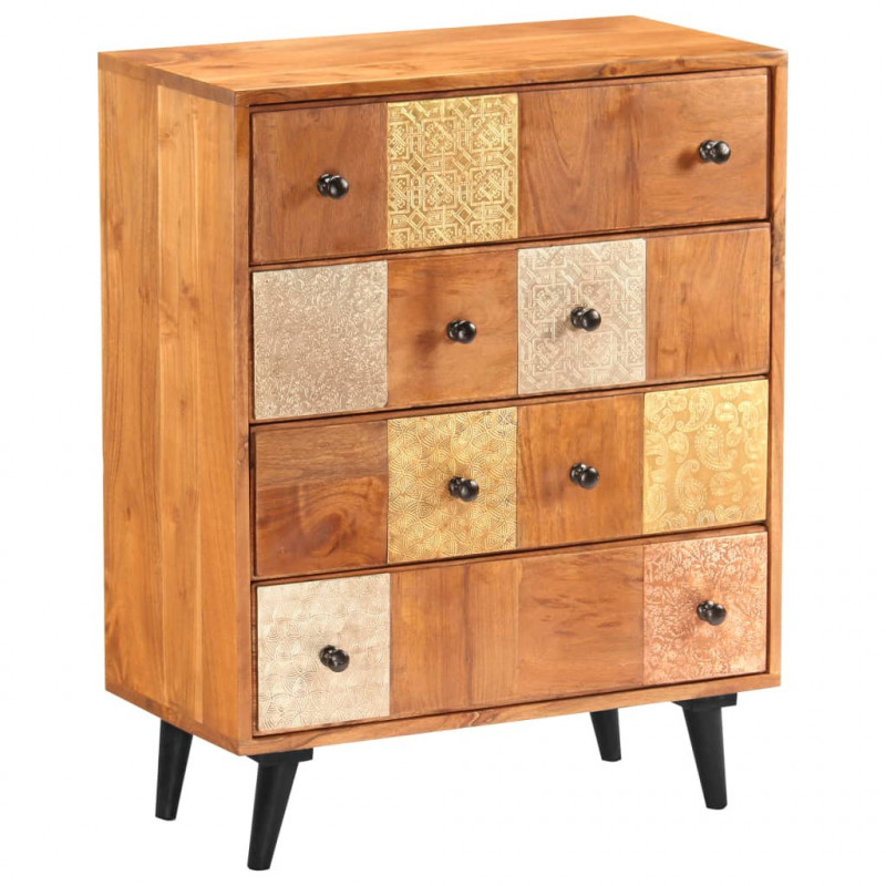 Komoda z litego drewna akacjowego, 60x30x75 cm