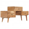 Szafka pod TV, 108x30x49 cm, lite drewno akacjowe