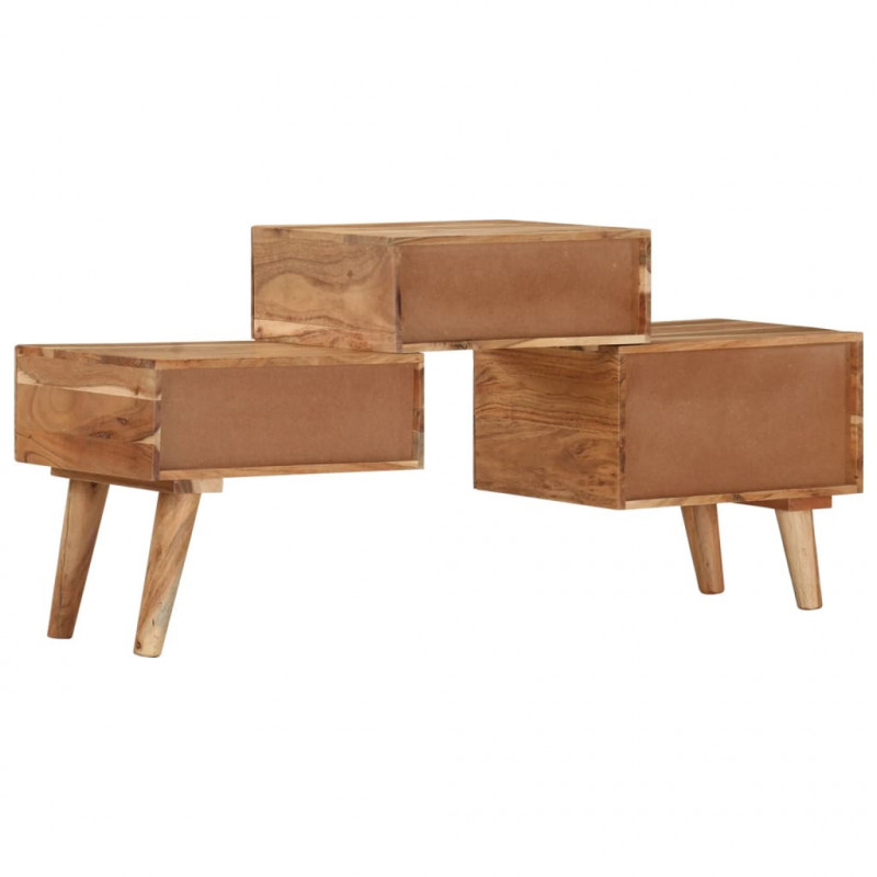 Szafka pod TV, 108x30x49 cm, lite drewno akacjowe