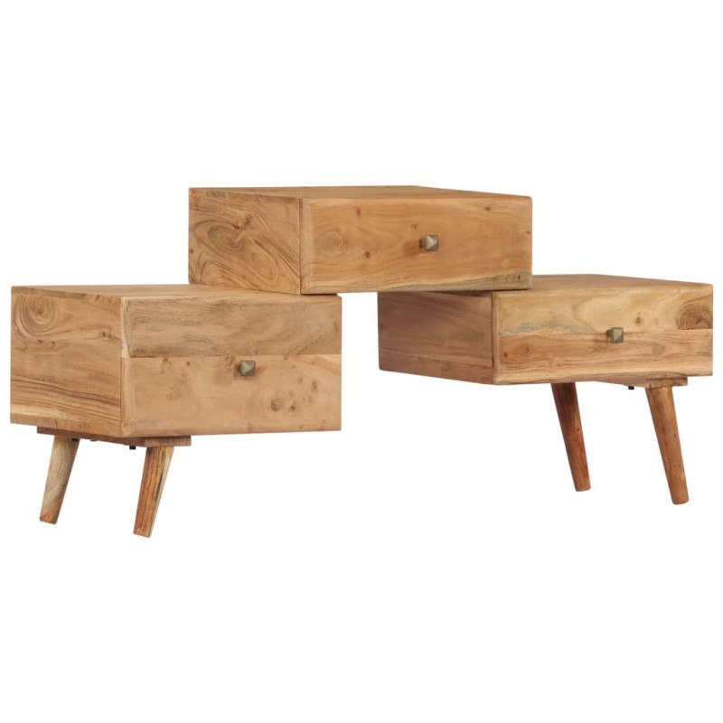 Szafka pod TV, 108x30x49 cm, lite drewno akacjowe