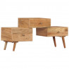 Szafka pod TV, 108x30x49 cm, lite drewno akacjowe