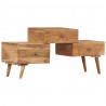 Szafka pod TV, 108x30x49 cm, lite drewno akacjowe