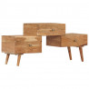 Szafka pod TV, 108x30x49 cm, lite drewno akacjowe