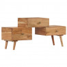 Szafka pod TV, 108x30x49 cm, lite drewno akacjowe