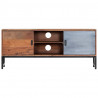 Szafka pod TV, 120 x 30 x 49 cm, lite drewno akacjowe