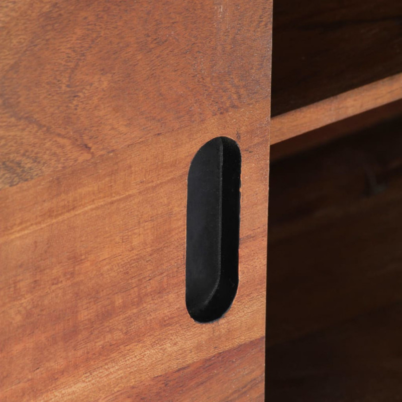 Szafka pod TV, 120 x 30 x 49 cm, lite drewno akacjowe
