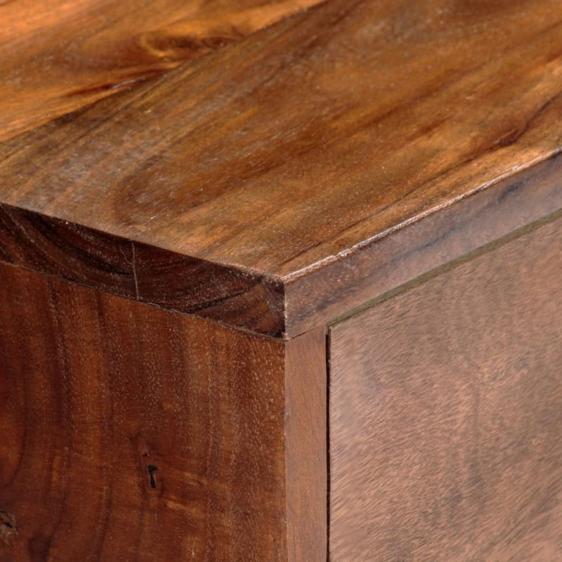 Szafka pod TV, 120 x 30 x 49 cm, lite drewno akacjowe